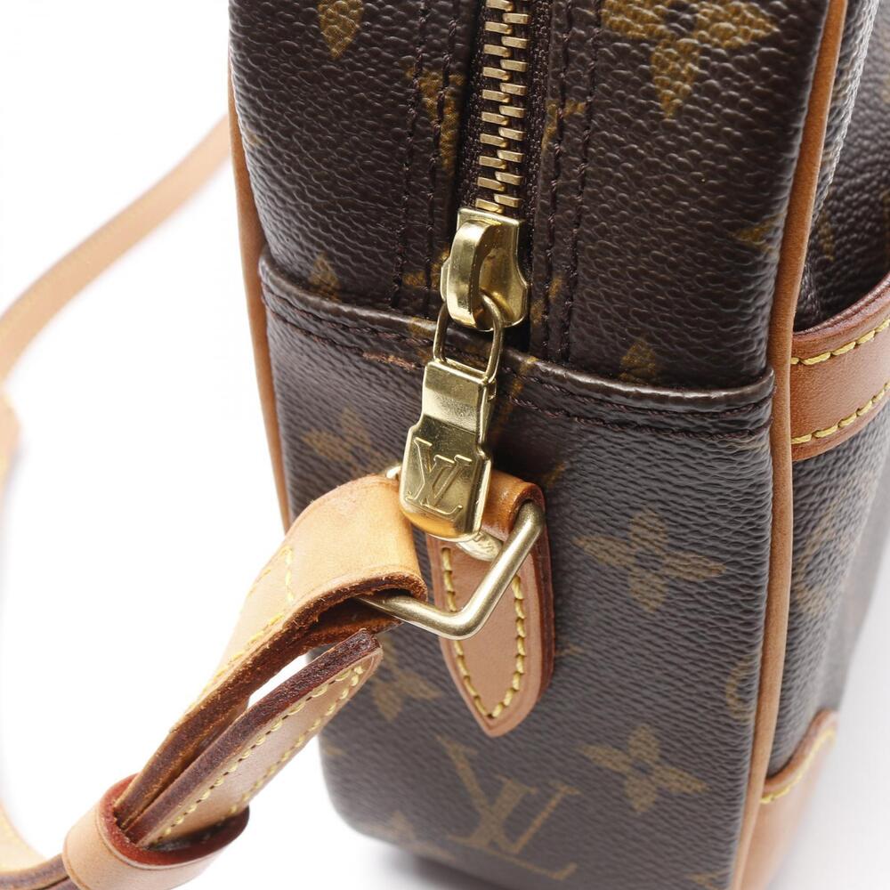 Louis Vuitton Leather Brown Monogram Bag Canvas Shoulder Trocadero - Picture 8 of 9